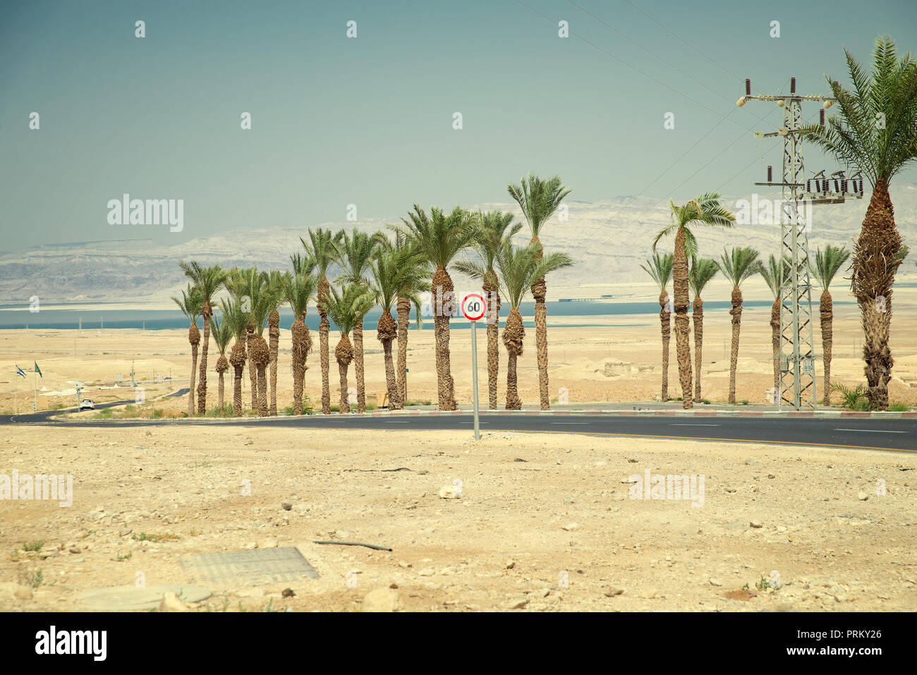 Strada da Masada Foto Stock