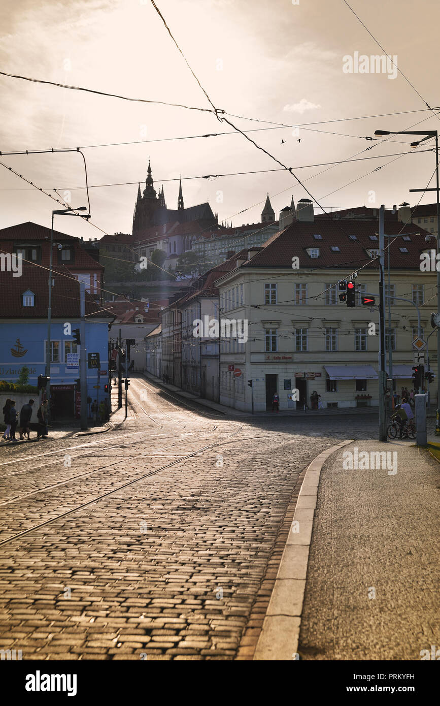 Città vecchia di Praga Foto Stock