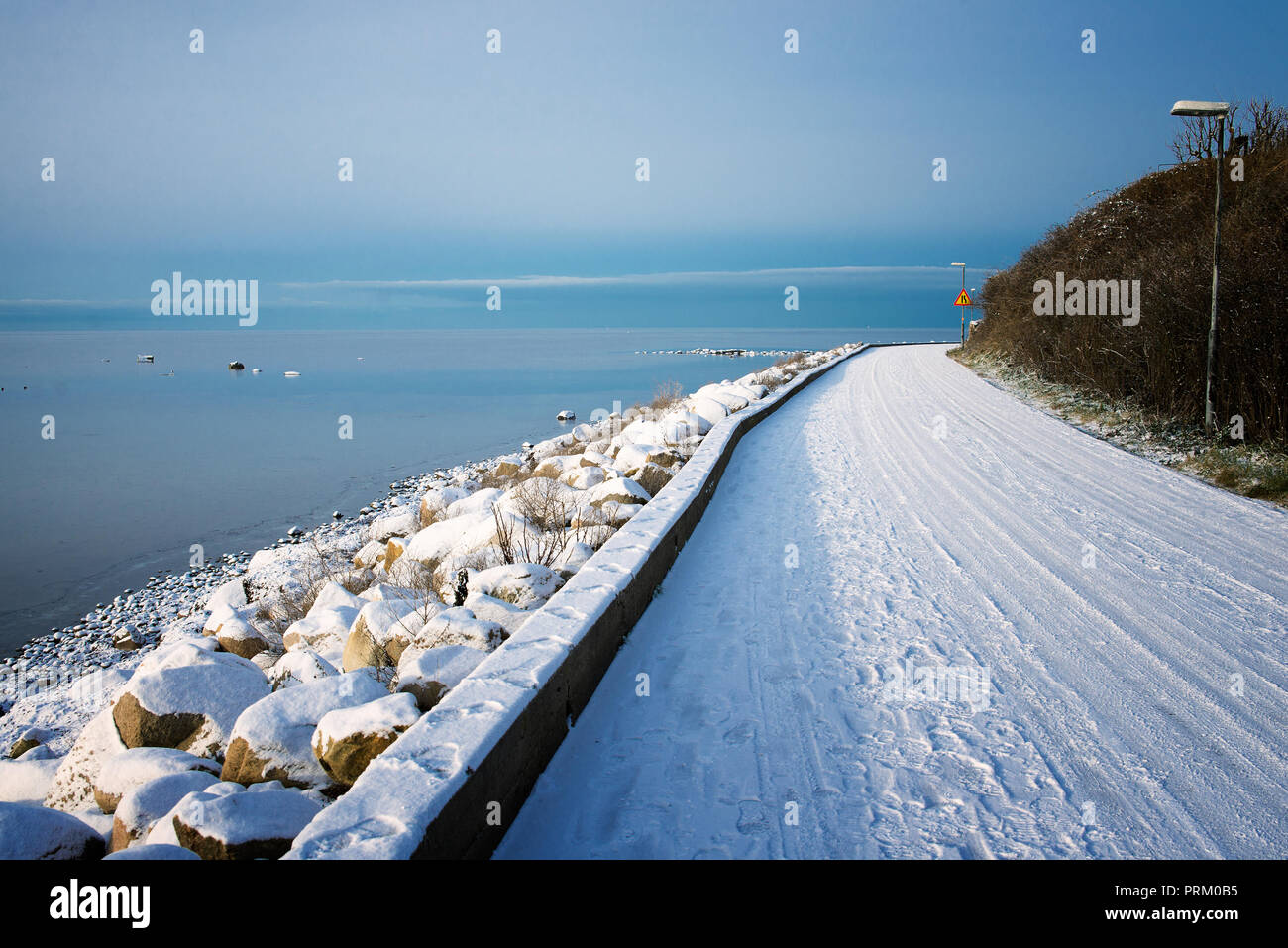 Inverno in Svezia Foto Stock
