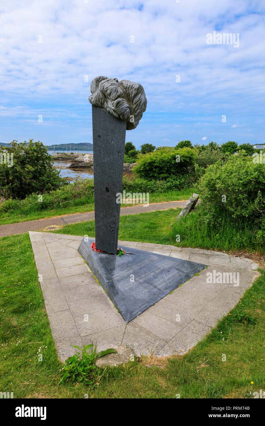 Ceco e Slovacco SOE War Memorial, Arisaig Foto Stock