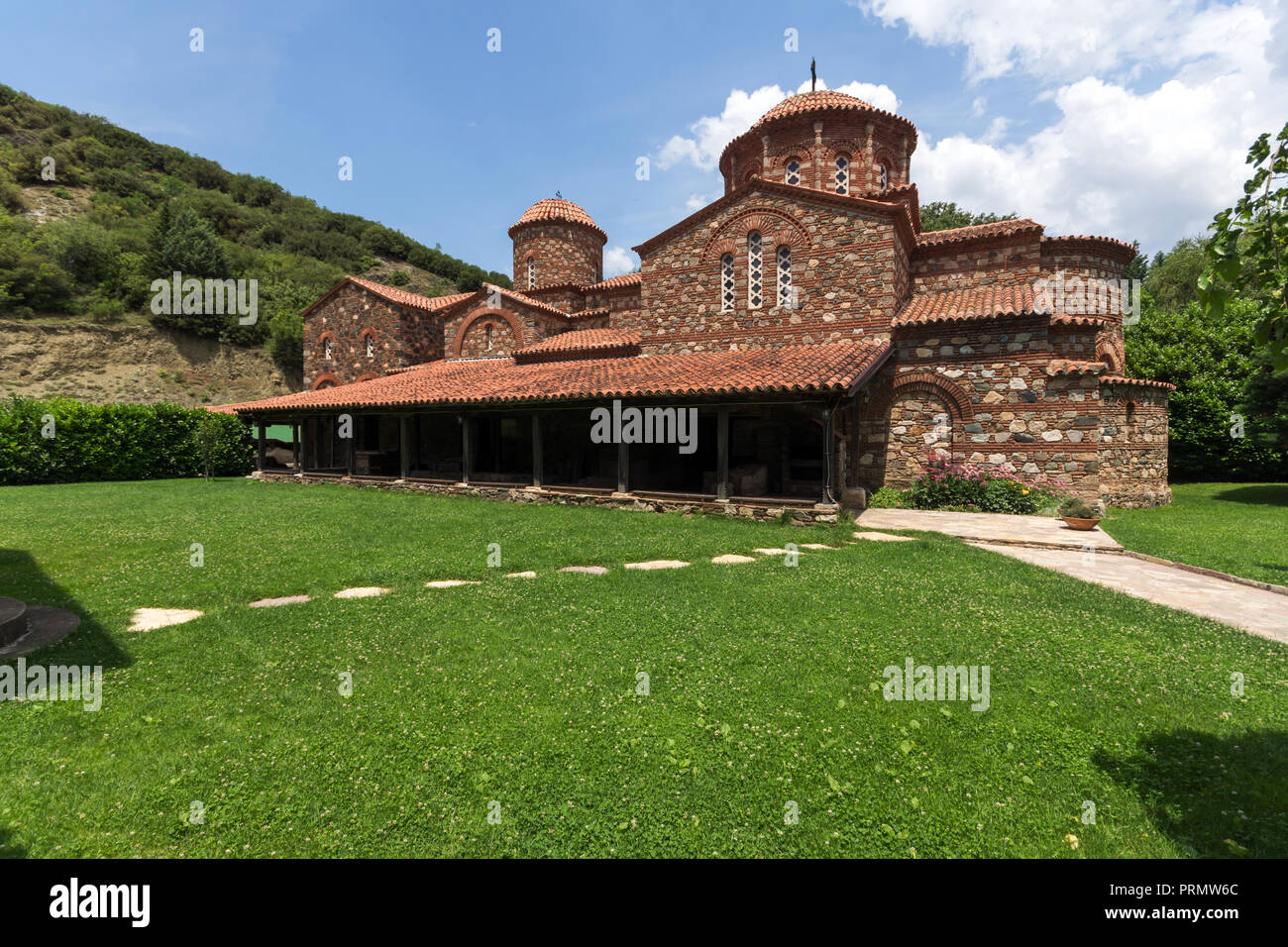 Vodoca medievale Monastero Saint Leontius vicino alla città di Strumica, Repubblica di Macedonia Foto Stock