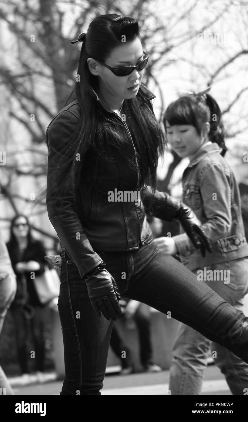 I forestieri a Yoyogi Park, Tokyo New York Foto Stock