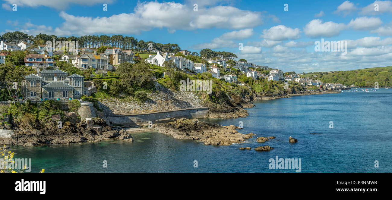 Fowey estuario, tardo pomeriggio Foto Stock