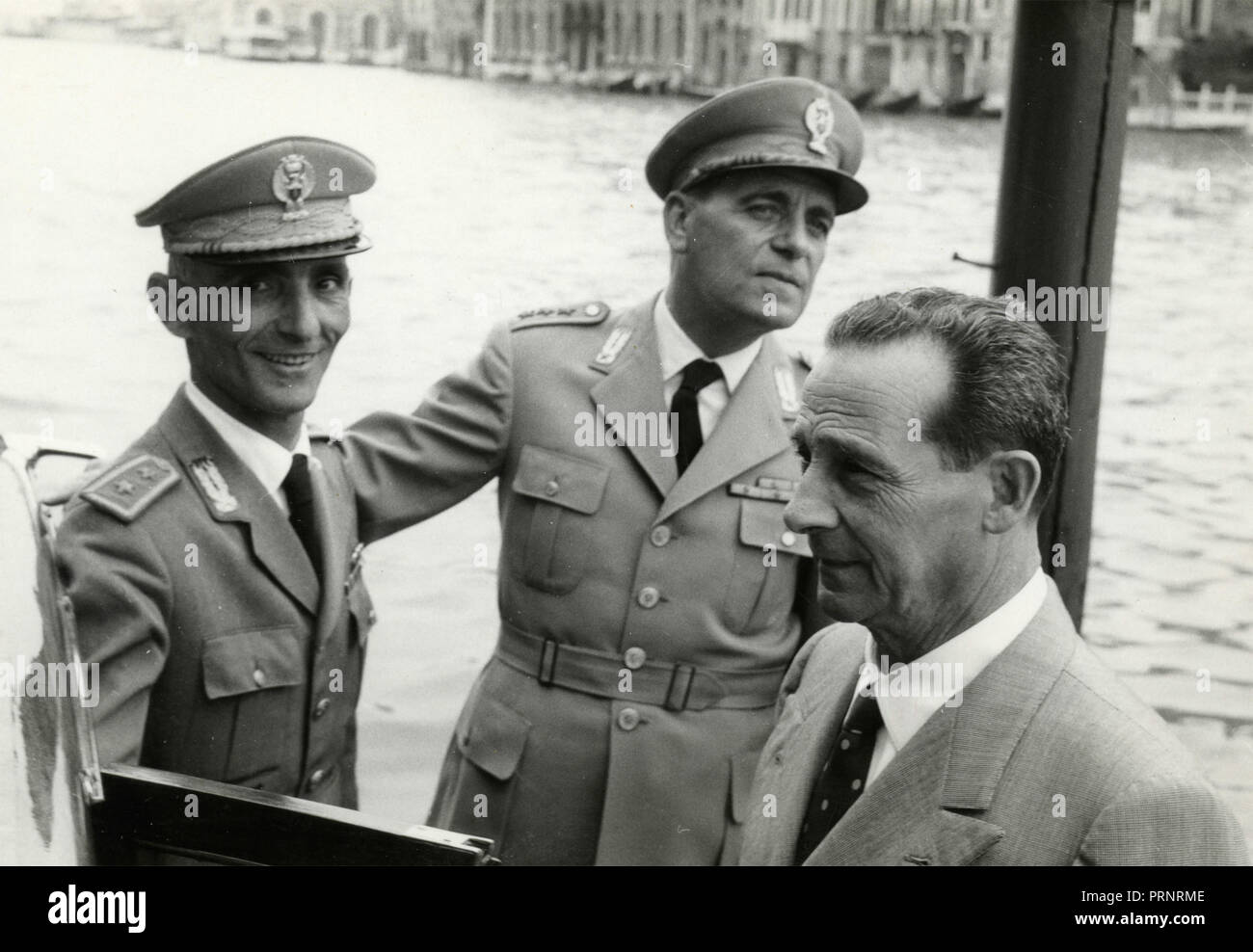 Guardia di Finanza, Venezia, Italia 1955 Foto Stock