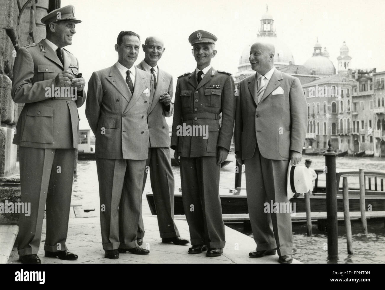 Guardia di Finanza, Venezia, Italia 1955 Foto Stock