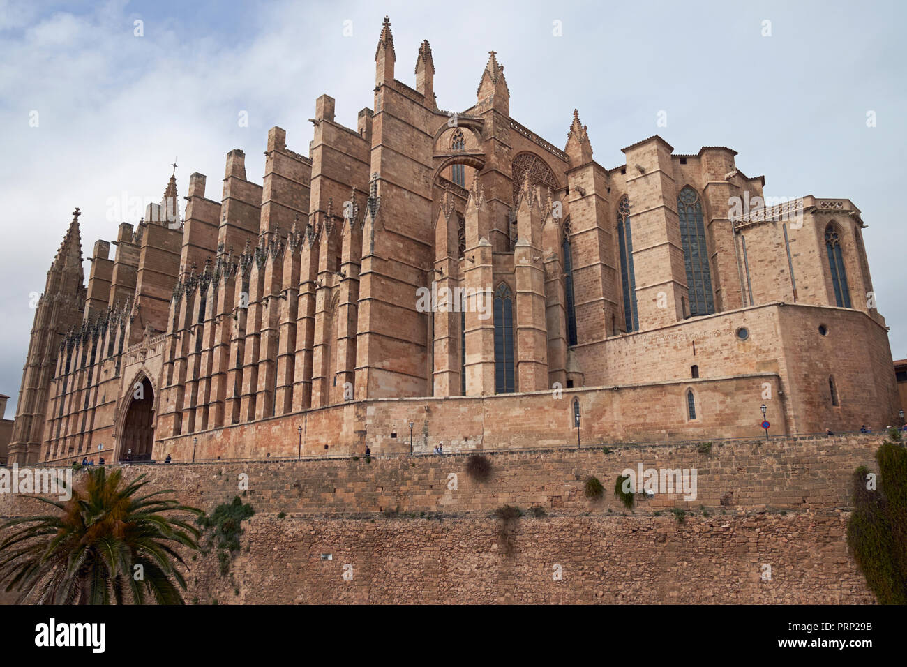 Cattedrale di Santa María, Palma di Maiorca, isole Baleari, Spagna. Foto Stock