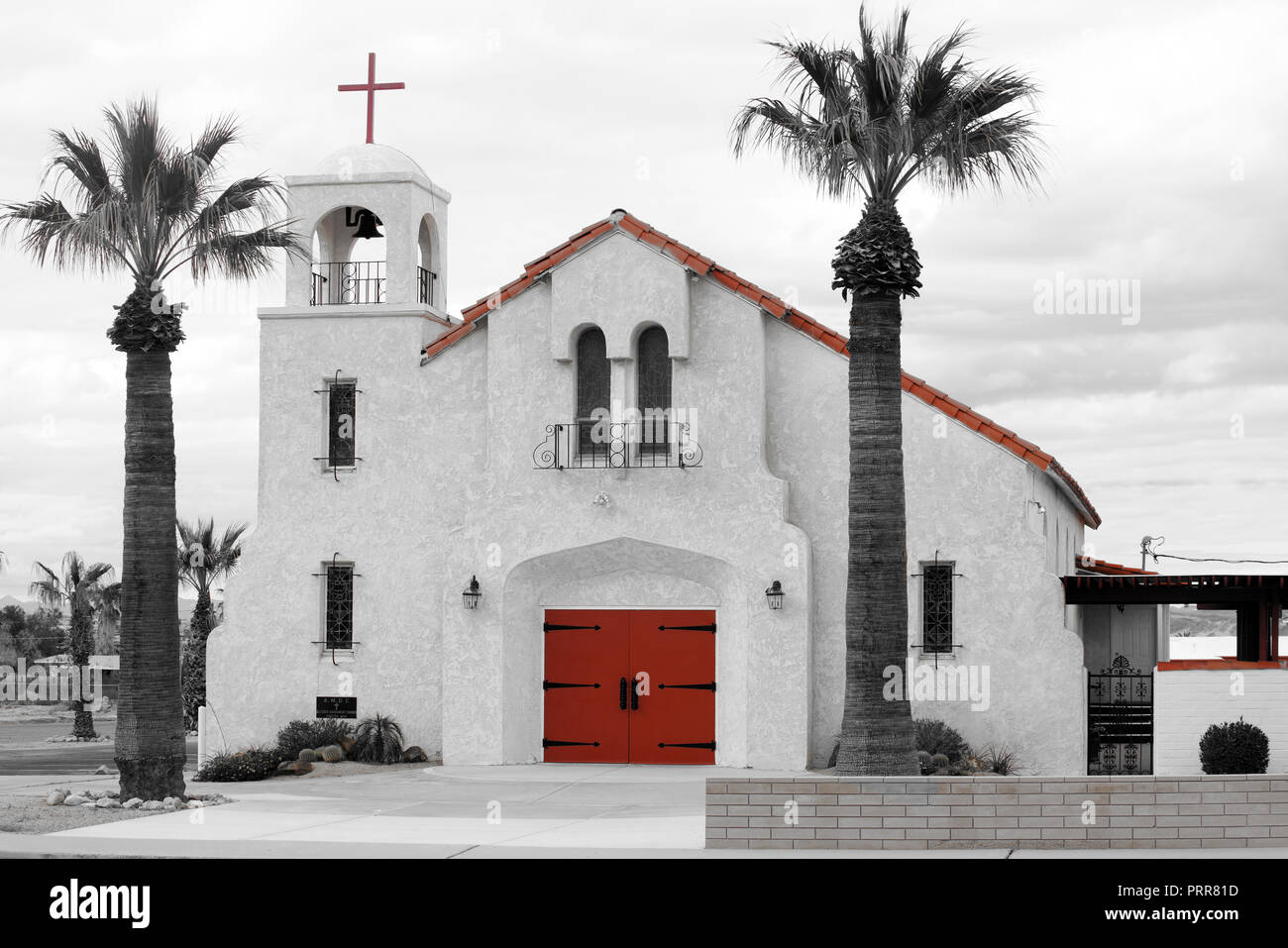 La Chiesa cattolica in 29 palme, California Foto Stock