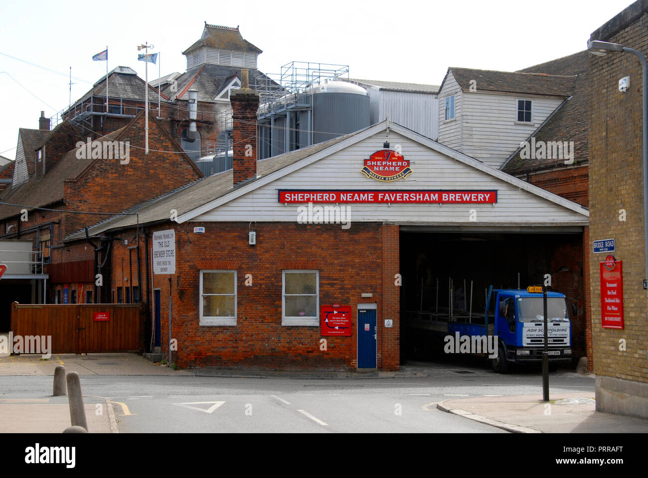 Pastore Neame birreria, Faversham Kent, Inghilterra Foto Stock