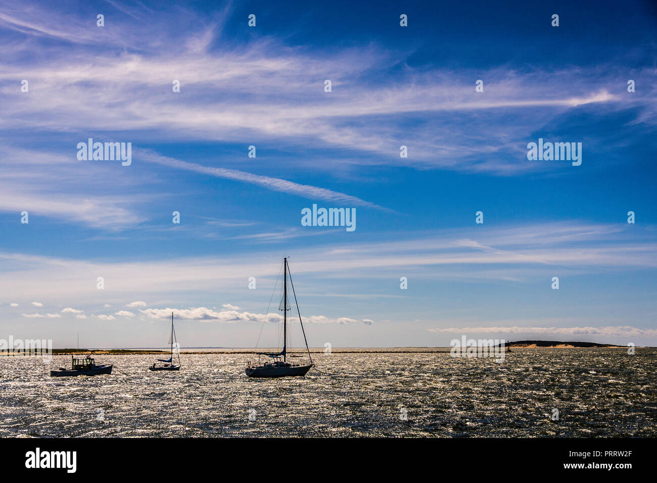 Wellfleet Harbour _ Wellfleet, Massachusetts, STATI UNITI D'AMERICA Foto Stock