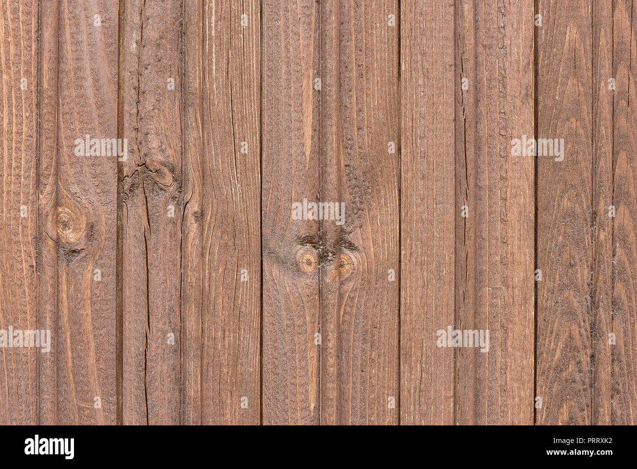 Full frame sullo sfondo di legno marrone con tavole Foto Stock