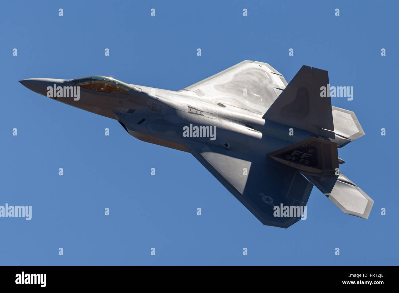 United States Air Force (USAF) Lockheed Martin F Raptor di quinta generazione, single-sedile, twin-motore, tattiche stealth Fighter Aircraft. Foto Stock