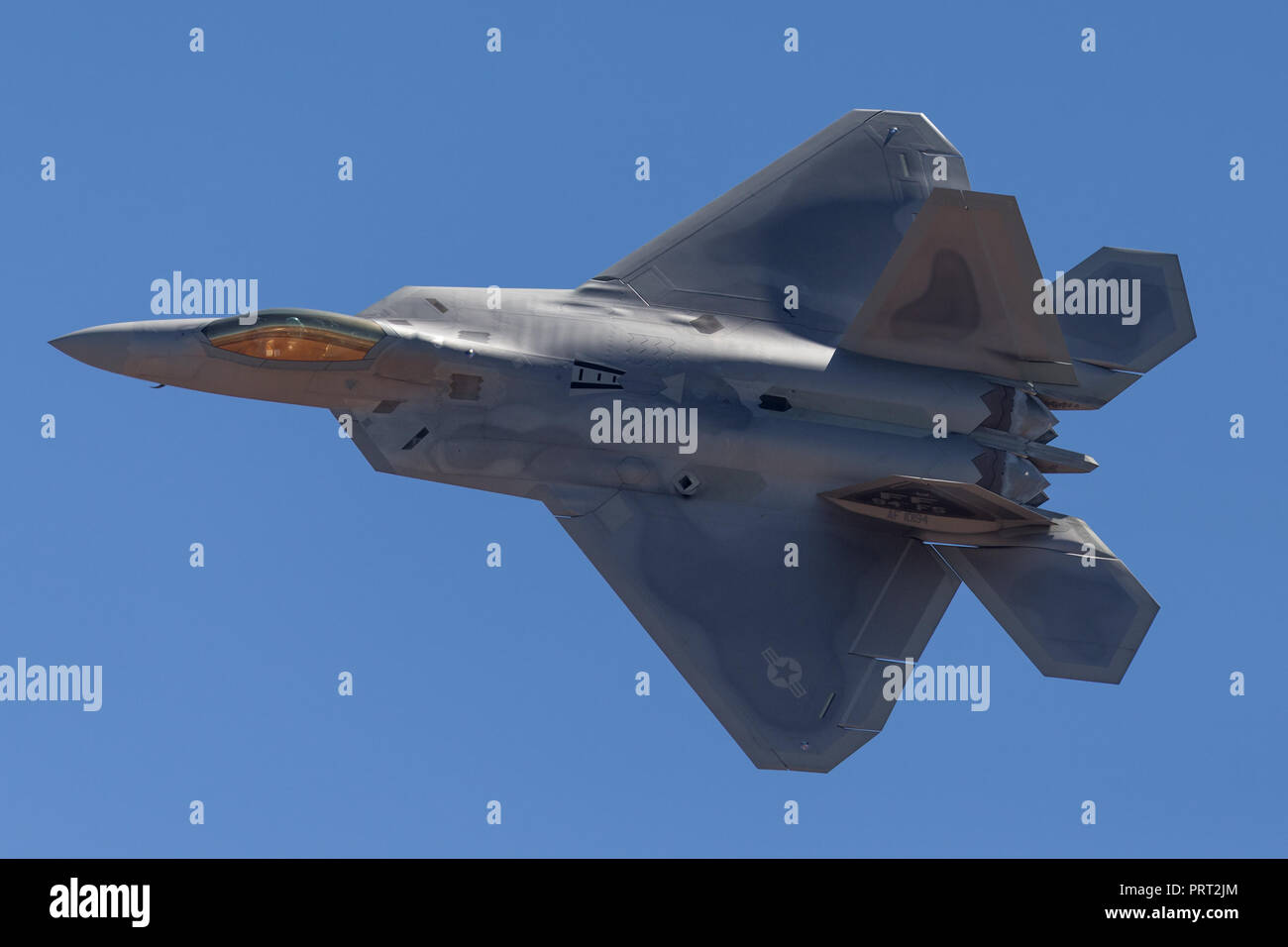 United States Air Force (USAF) Lockheed Martin F Raptor di quinta generazione, single-sedile, twin-motore, tattiche stealth Fighter Aircraft. Foto Stock