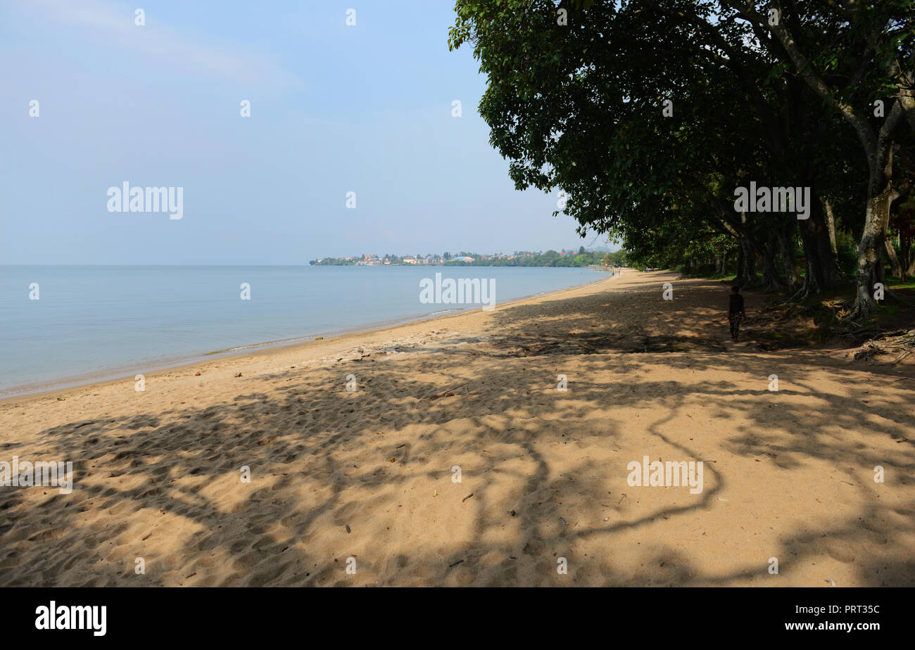 Il bellissimo lago Kivu beach a Gisenyi, Ruanda Foto Stock