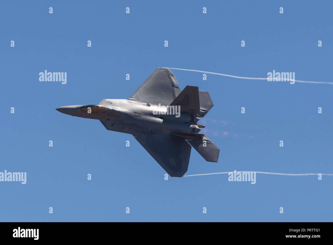 United States Air Force (USAF) Lockheed Martin F Raptor di quinta generazione, single-sedile, twin-motore, tattiche stealth Fighter Aircraft. Foto Stock