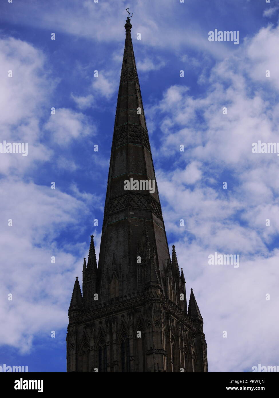 Salisbury Cathedra, Wiltshire, Regno Unito Foto Stock