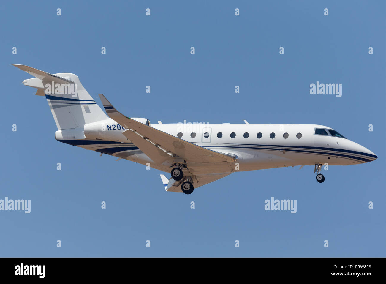 Gulfstream Aerospace G280 twin-motore di lusso business jet N280GD. Foto Stock