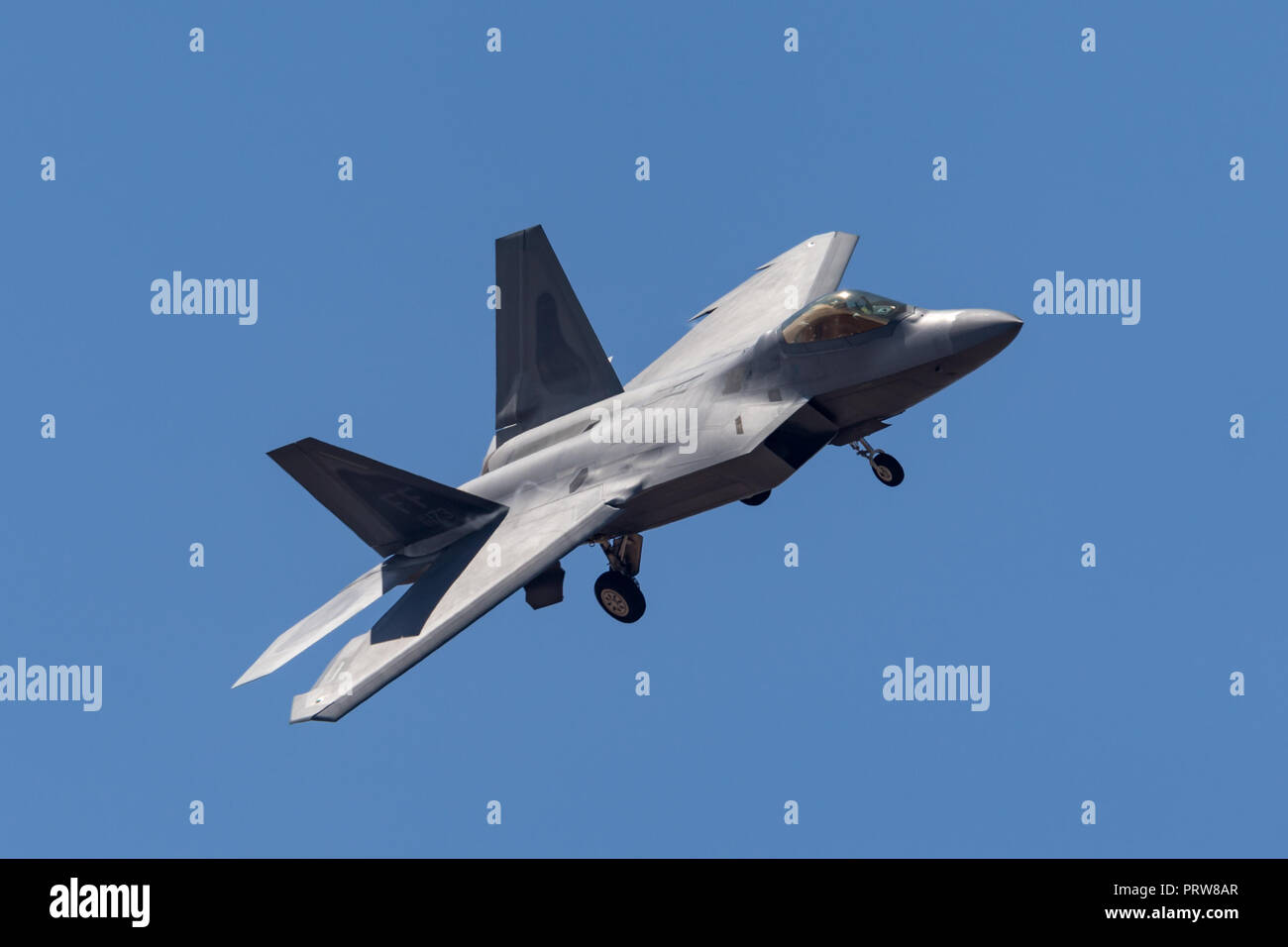 United States Air Force (USAF) Lockheed Martin F Raptor di quinta generazione, single-sedile, twin-motore, tattiche stealth Fighter Aircraft. Foto Stock