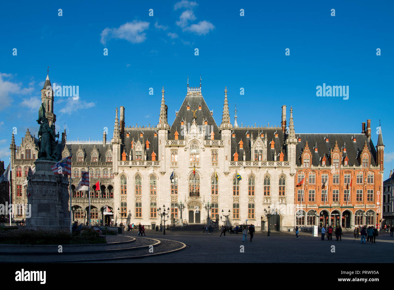 Grote Markt (Brugge) Foto Stock