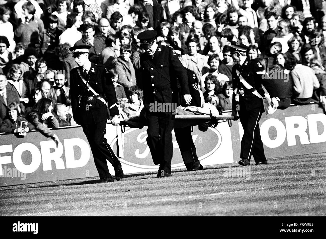 Leeds v Sheffield Utd 1974 Foto Stock