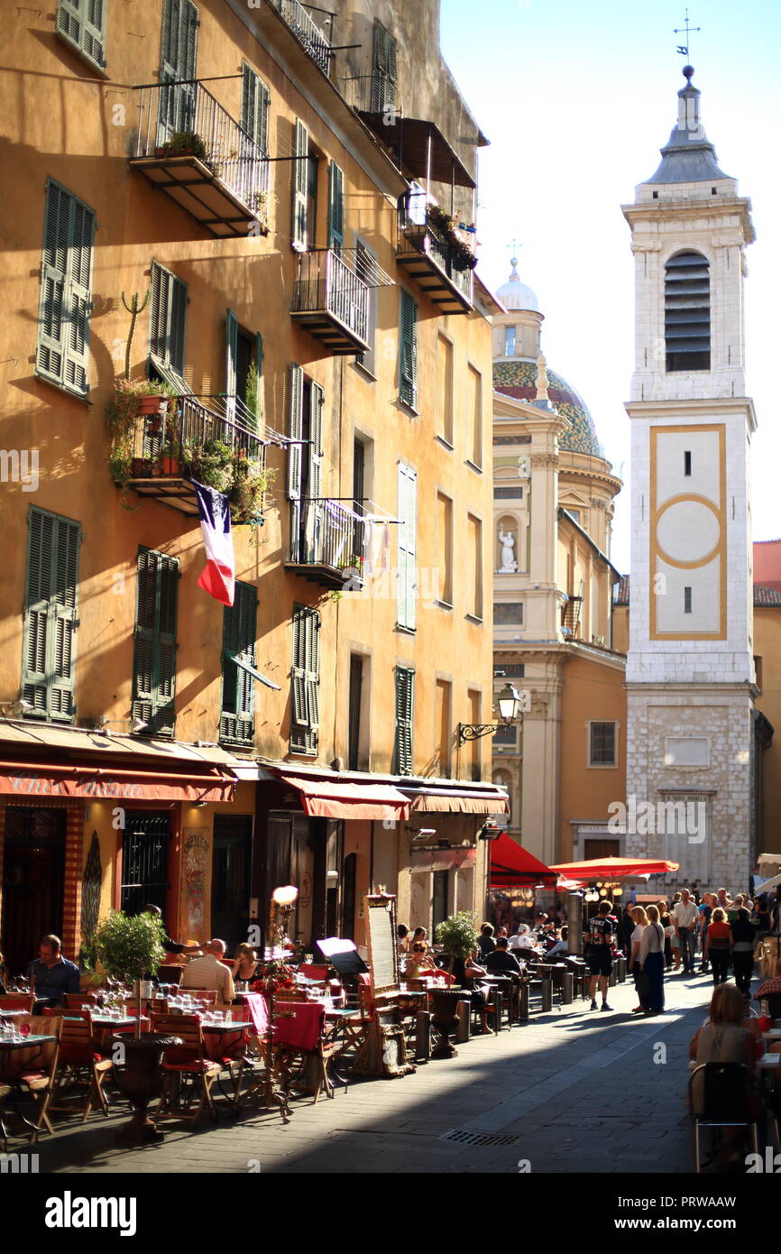 Nizza, città vecchia, Cote d'Azur, Alpes-Maritimes, 06, PACA Foto Stock