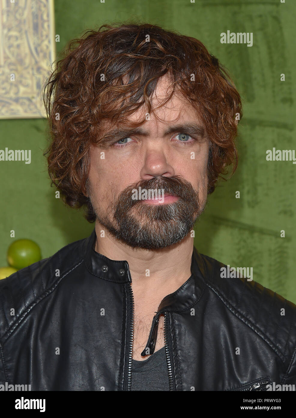 Hollywood, California, USA. 4 Ott 2018. Peter Dinklage arriva per il del HBO 'My la cena con Herve' Los Angeles Premiere sul Paramount Studios Lot. Credito: Lisa O'Connor/ZUMA filo/Alamy Live News Foto Stock