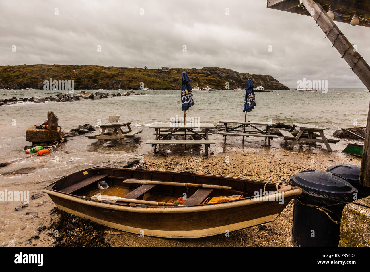 Porto   Monhegan Island, Maine, Stati Uniti d'America Foto Stock