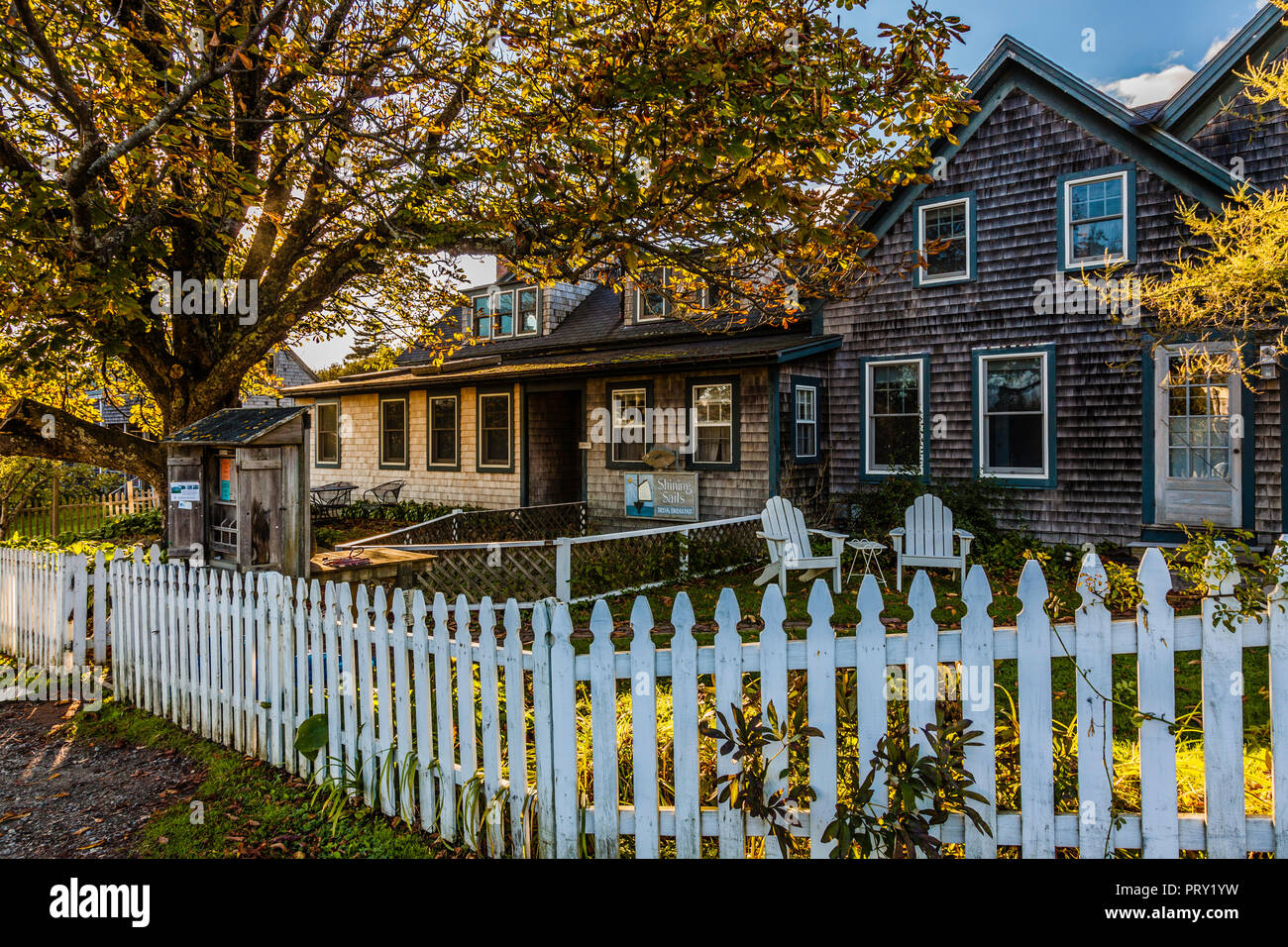 Shining vele Bed & Breakfast   Monhegan Island, Maine, Stati Uniti d'America Foto Stock