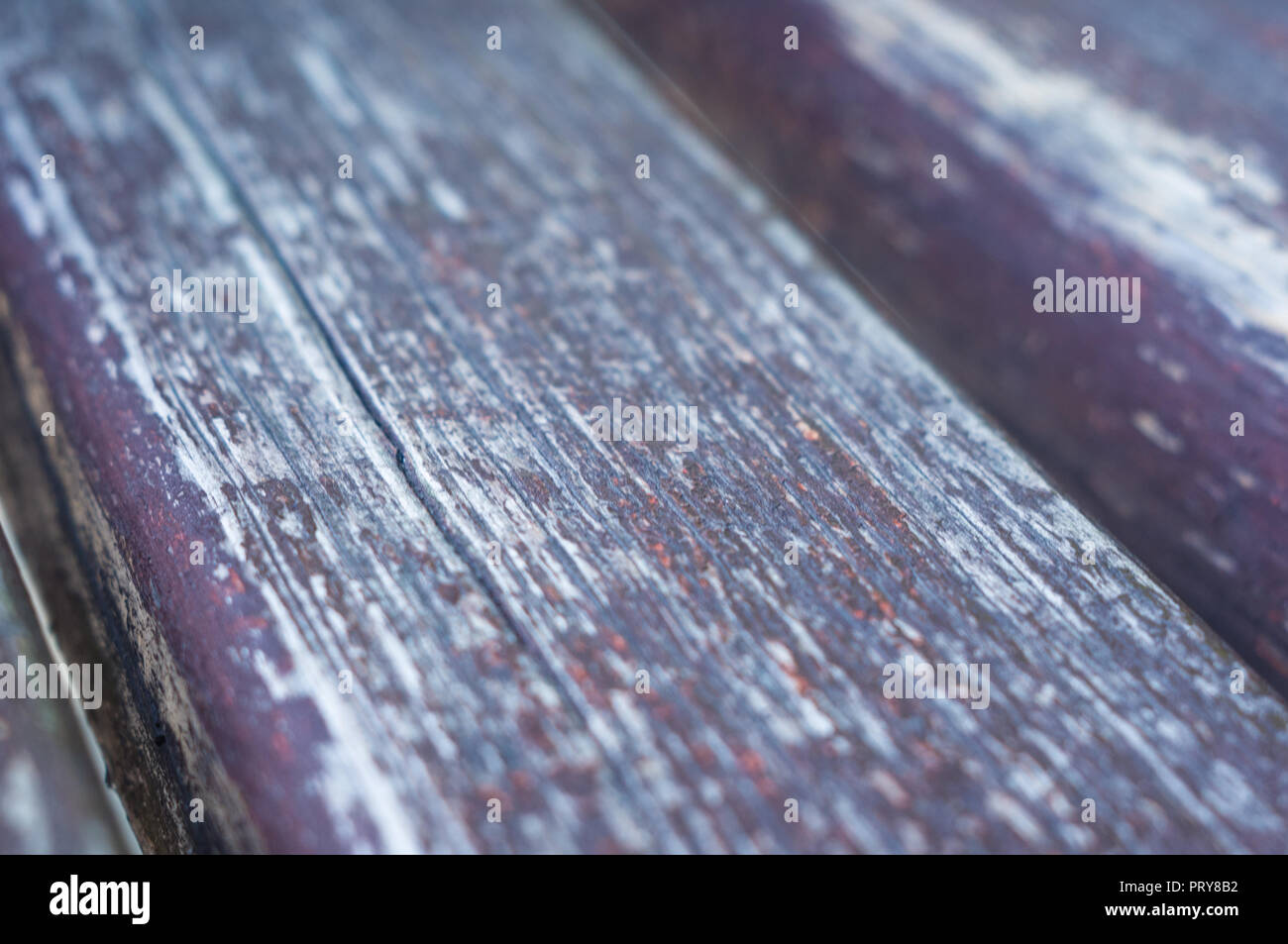 La texture del dipinto shabby panche di legno fatto di schede, close up, grunge background Foto Stock