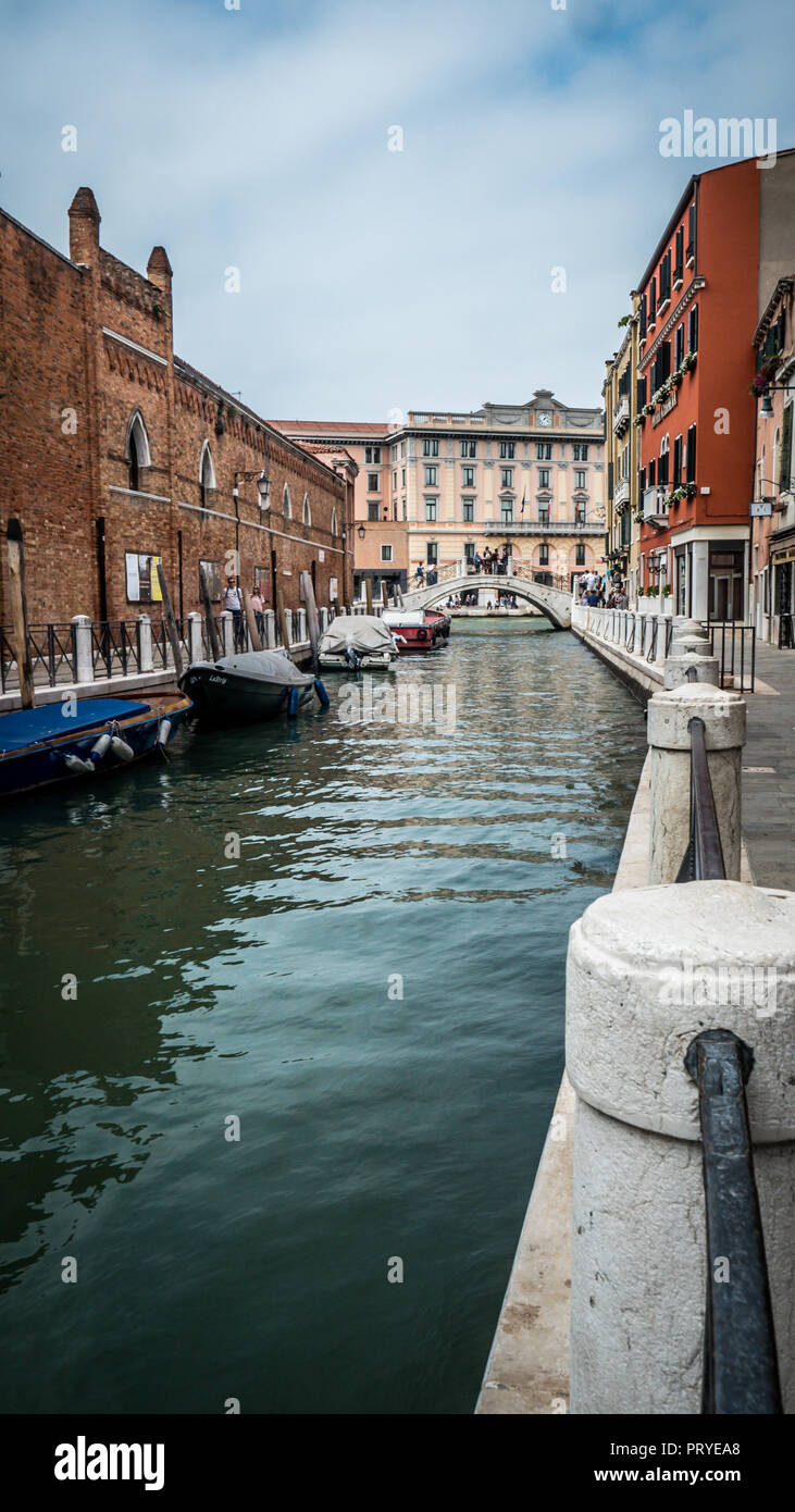 Canali di Venezia, Italia Foto Stock