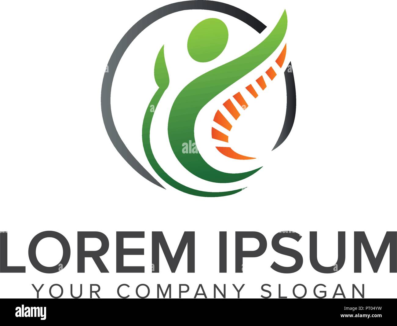 Persone loghi. Medico e Farmaceutico logo design modello di concetto Illustrazione Vettoriale