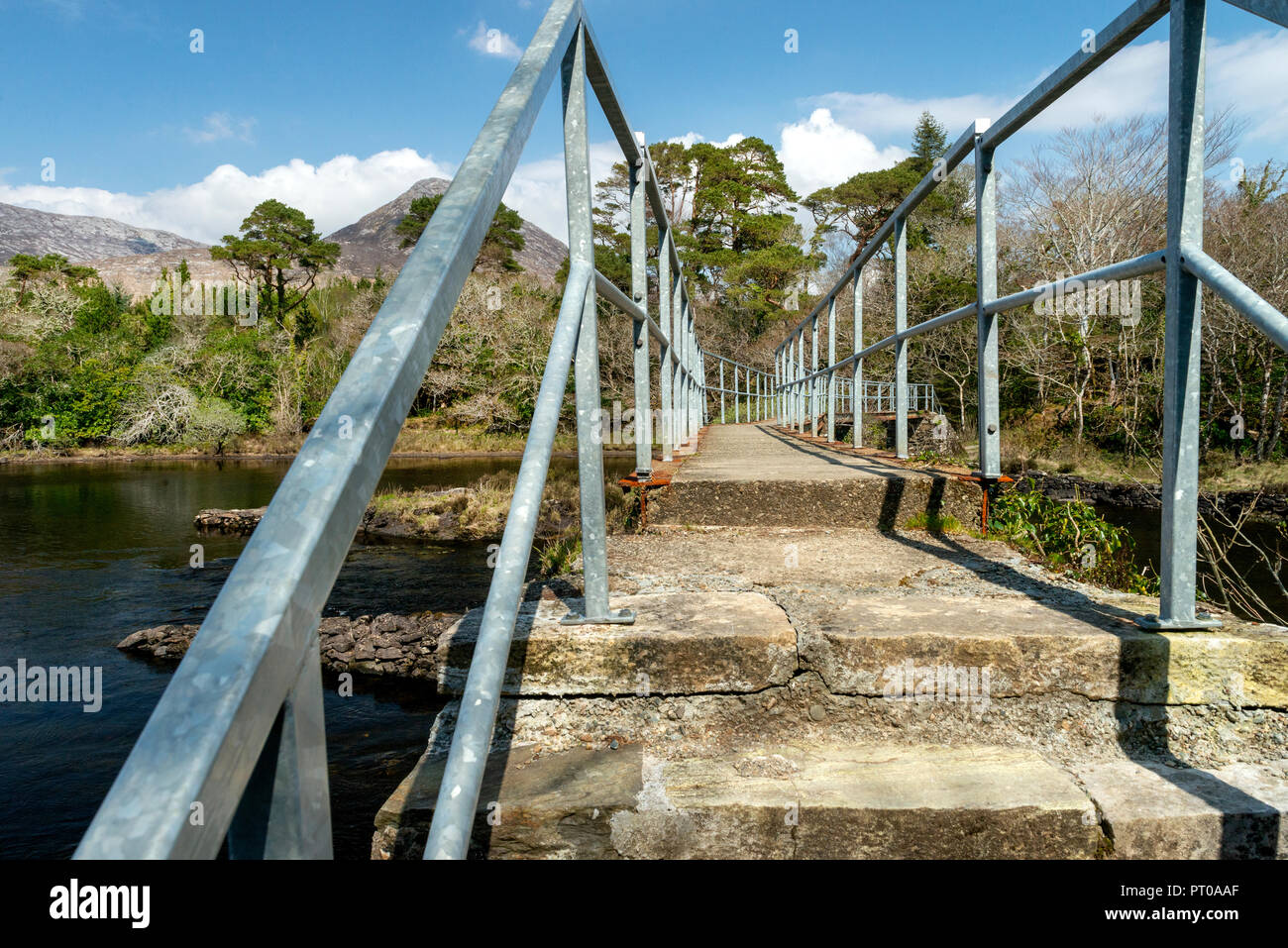 L'Irlanda- Co Galway , Connemara, Ballnahinch, luogo di pesca, Foto Stock