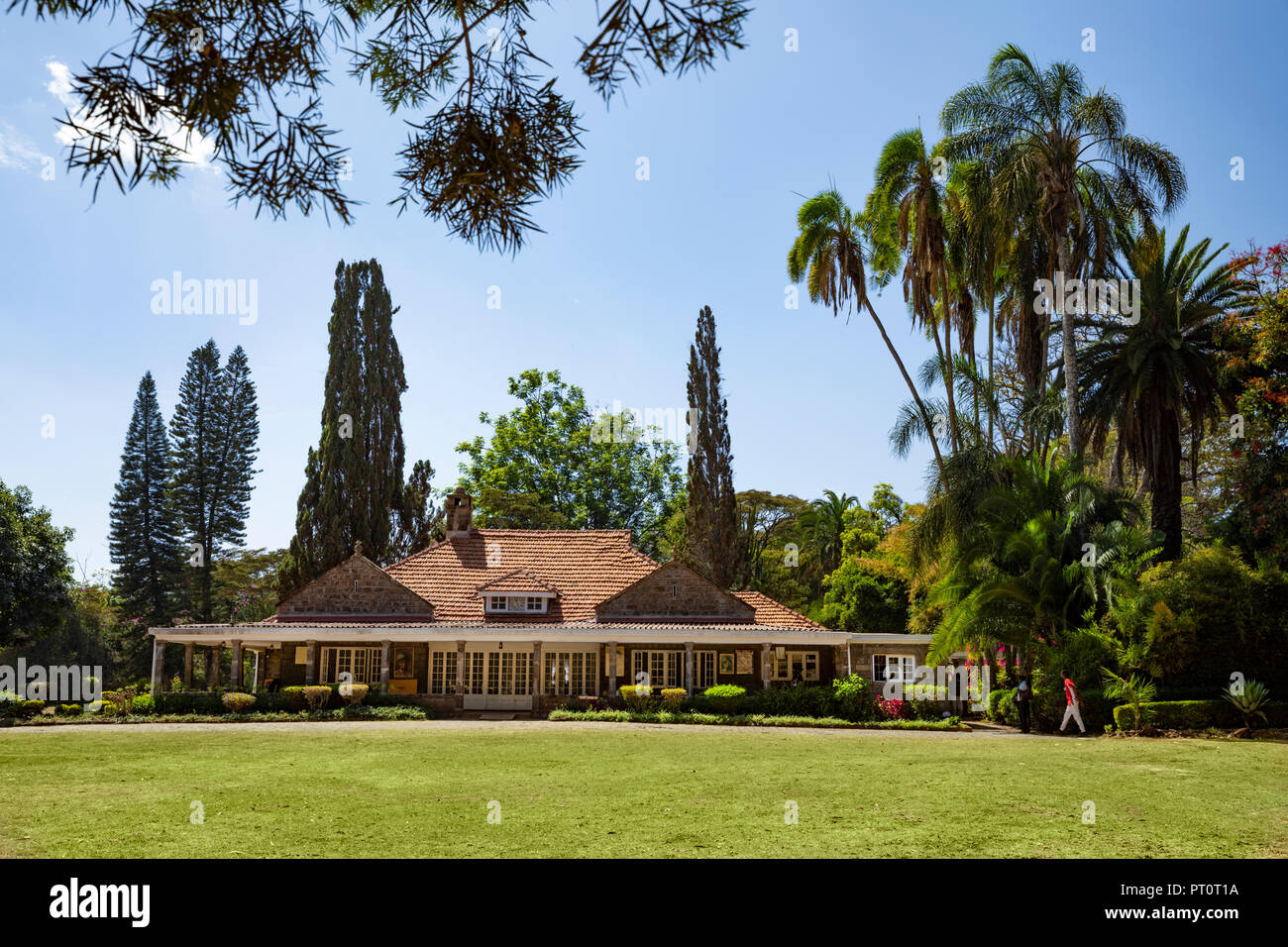 Autore danese Karen Blixen dell ex casa africana al di fuori di Nairobi, Kenya, Africa Foto Stock