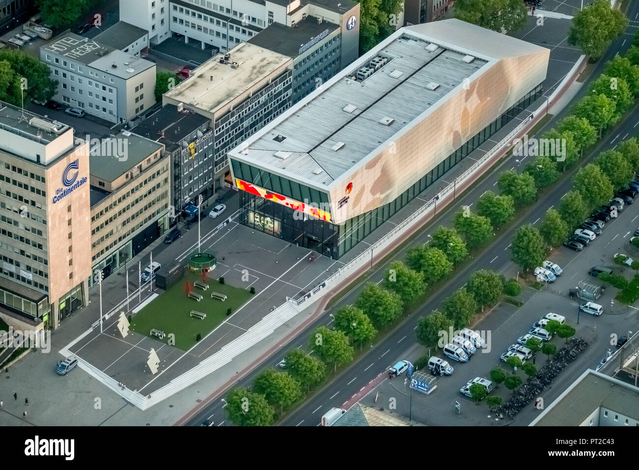 DFB museo del calcio, Dortmund museo del calcio, Dortmund, la zona della Ruhr, Renania settentrionale-Vestfalia, Germania, Europa Foto Stock
