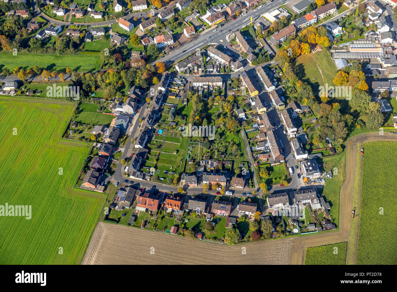 Pelkum, centro area libera Kupferstraße, Hamm, la zona della Ruhr, Nord Reno-Westfalia, Germania Foto Stock