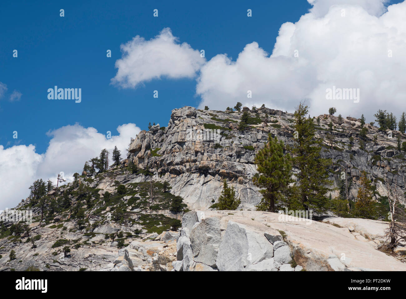 Stati Uniti d'America, Sud-ovest, California, Tioga Pass, Tioga Pass Road, Foto Stock