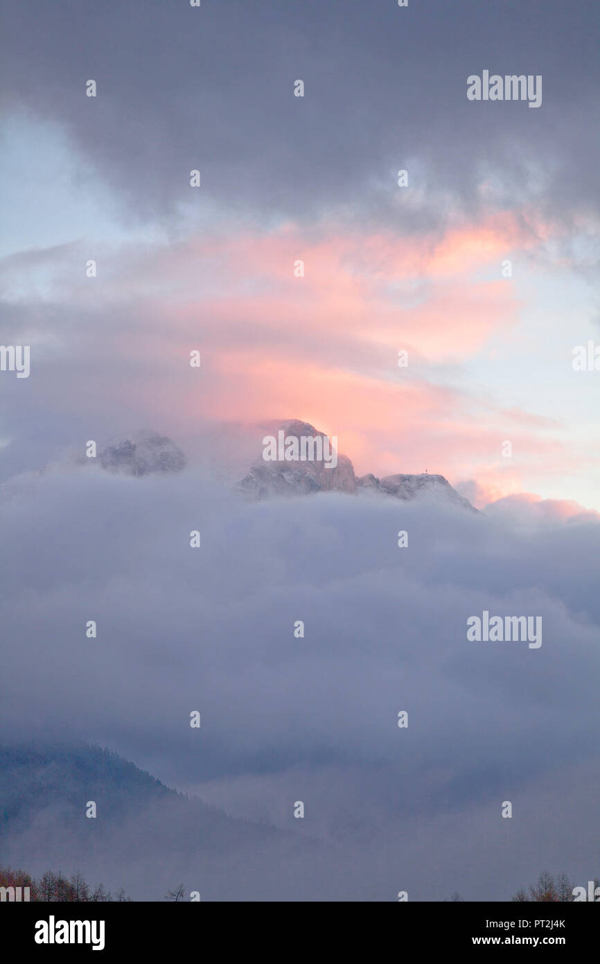 Austria, Tirolo, Wetterstein, Hohe Munde Foto Stock