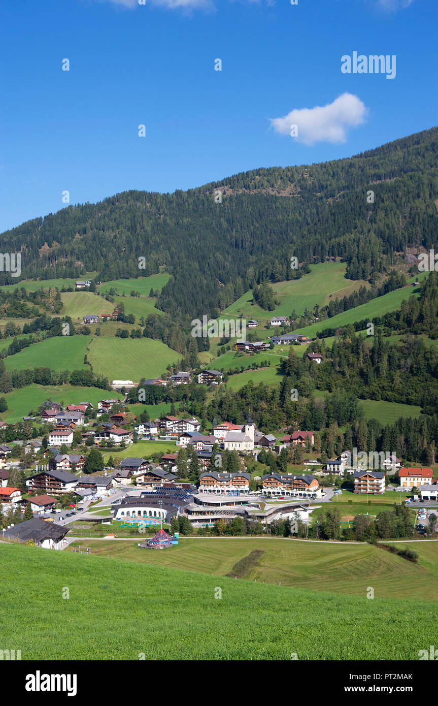 L'Austria, in Carinzia Bad Kleinkirchheim, Thermal Römerbad, health resort, Alpi Gurktaler, Nockberge, Foto Stock