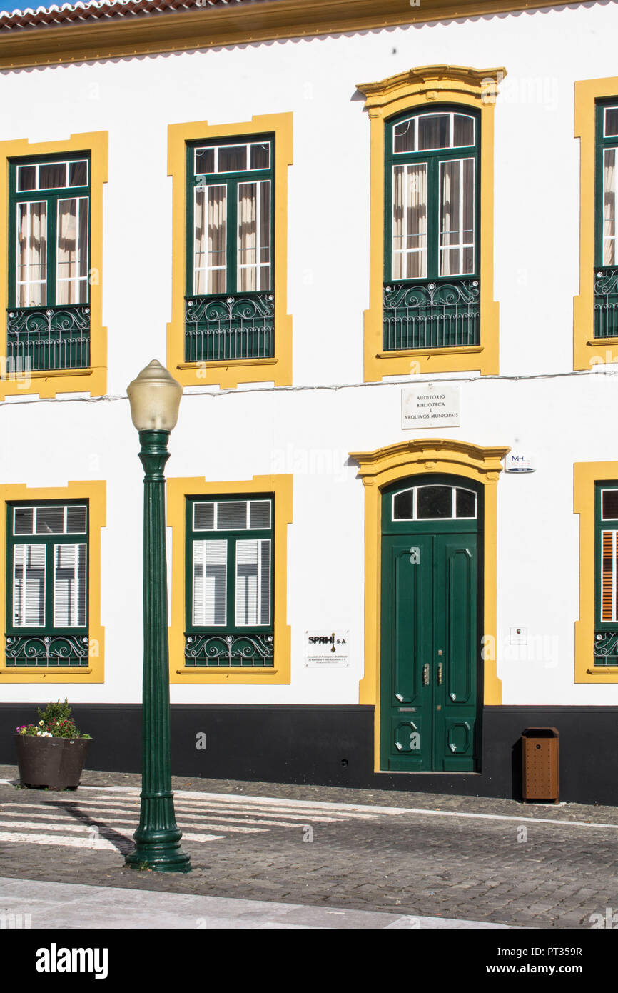 Libreria di Praia da Vitória sulle Azzorre isola Terceira Foto Stock