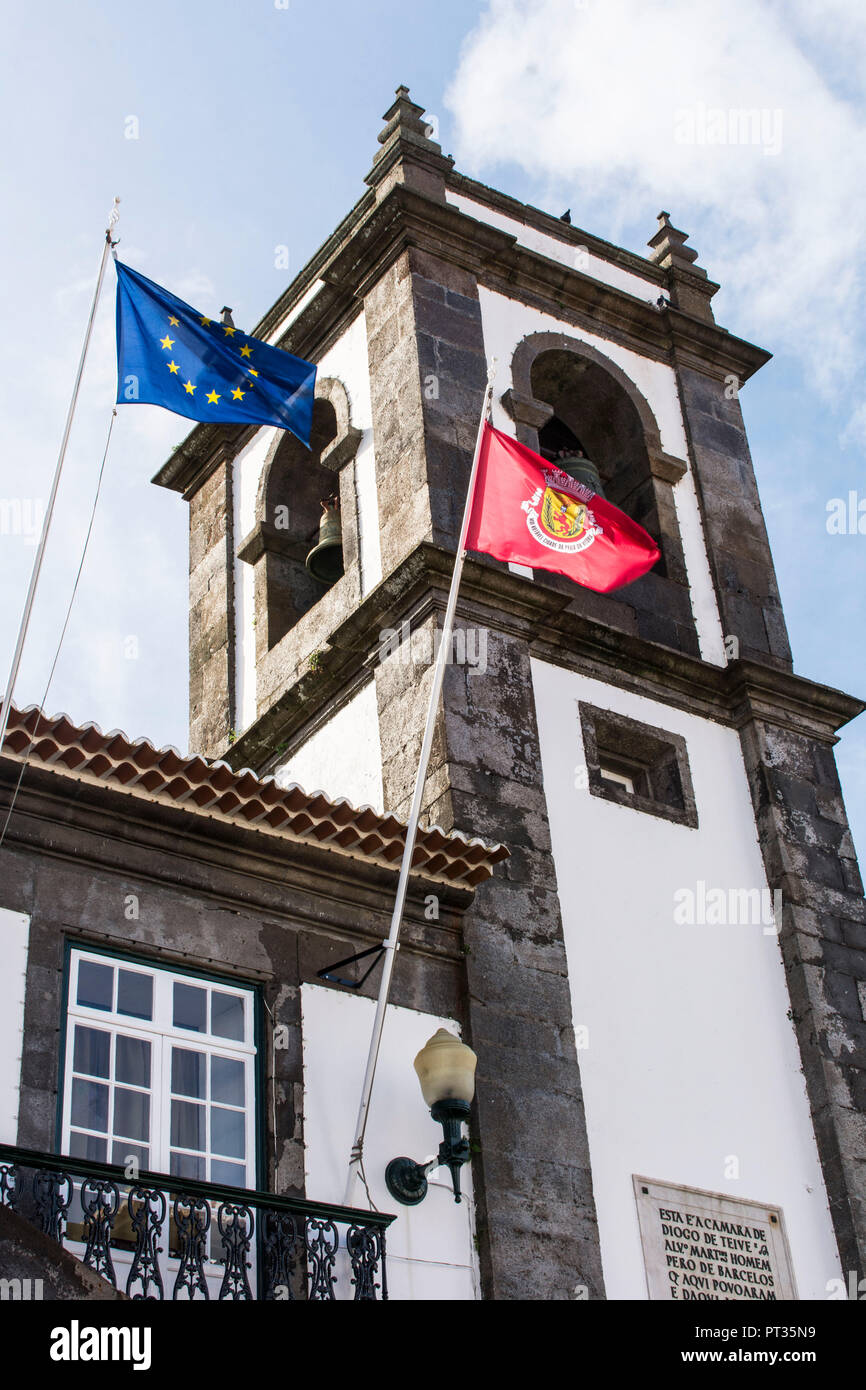 Municipio di Praia da Vitória sulle Azzorre isola Terceira Foto Stock