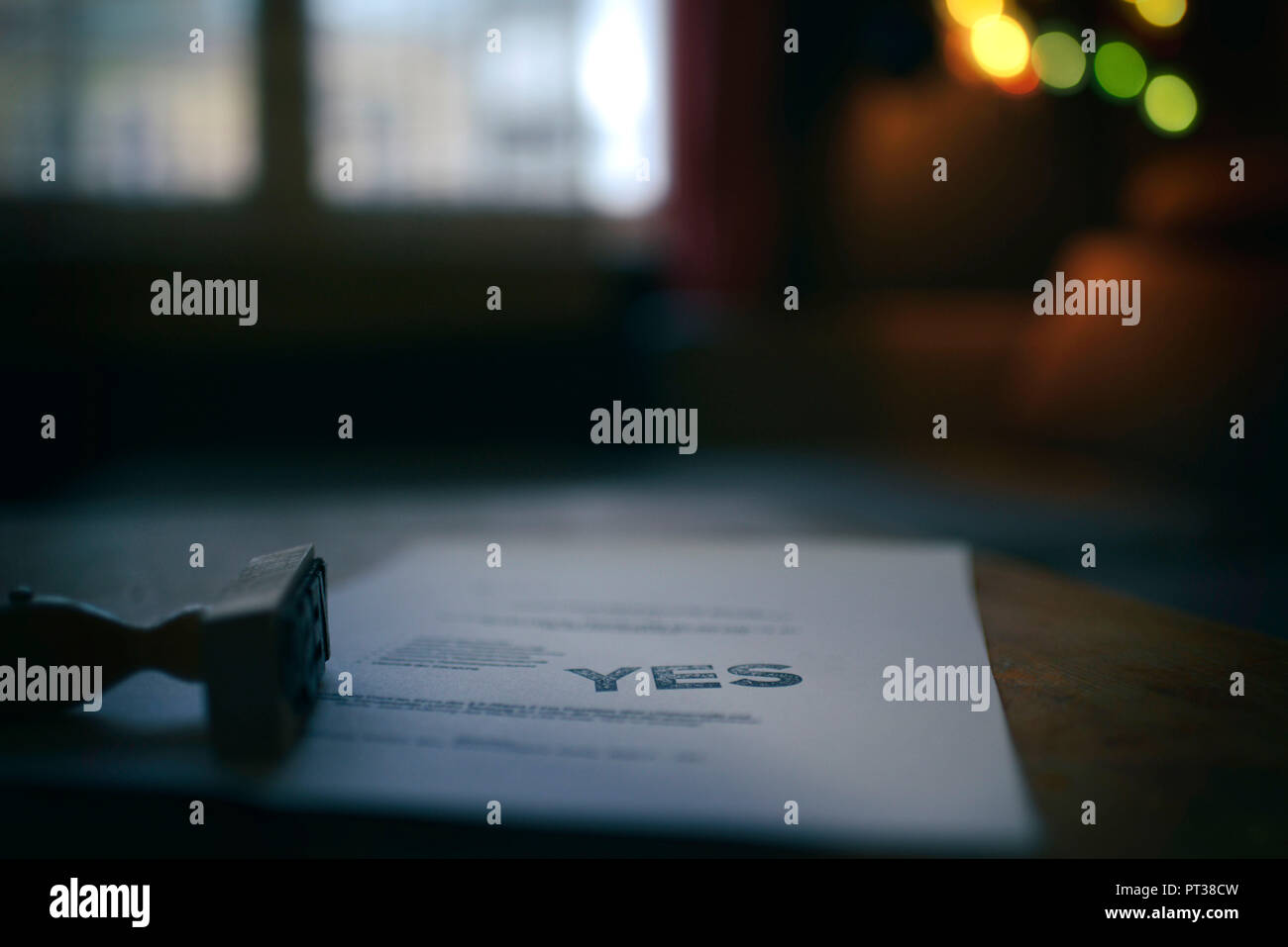 Forma, burocrazia, consenso, sì Foto Stock