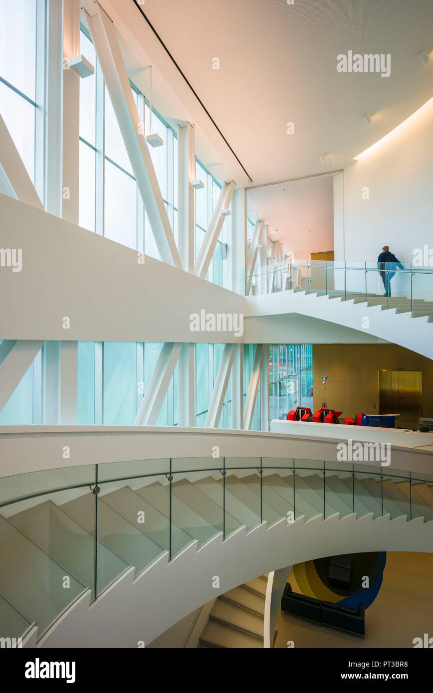 Canada Quebec, Quebec City, il Musee National des Beaux-Arts du Québec, MNBAQ, pavillon Pierre-Lassonde, 2016, scale Foto Stock