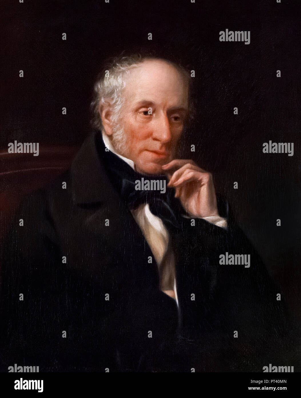 William Wordsworth (1770-1850) da Samuele Crosthwaite, olio su tela, 1844. Foto Stock