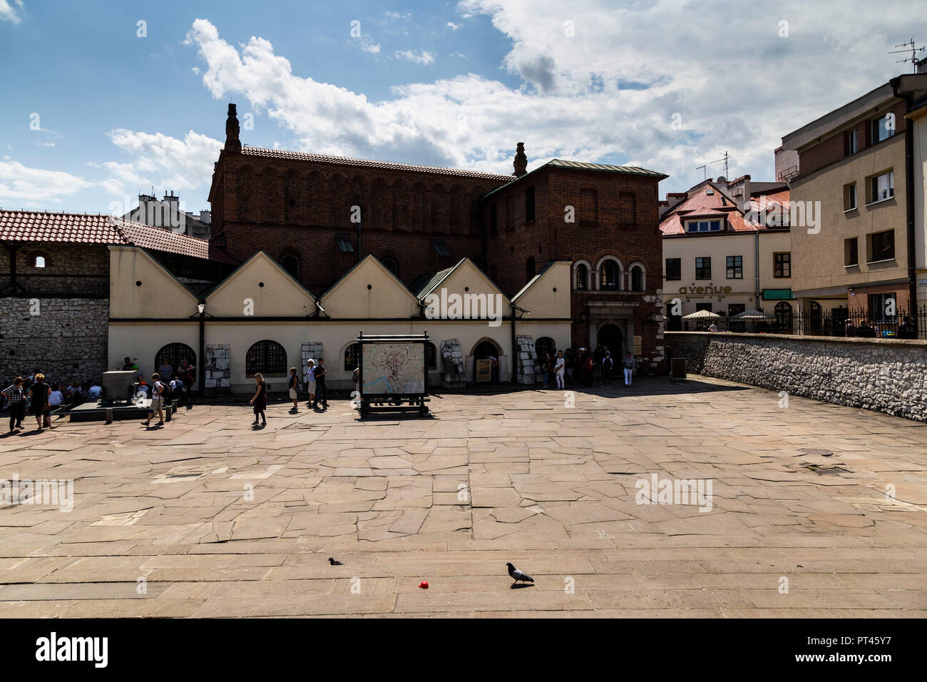 L'Europa, la Polonia, la Piccola Polonia, Cracovia, nel quartiere di Kazimierz, Szeroka street - La vecchia Sinagoga Foto Stock