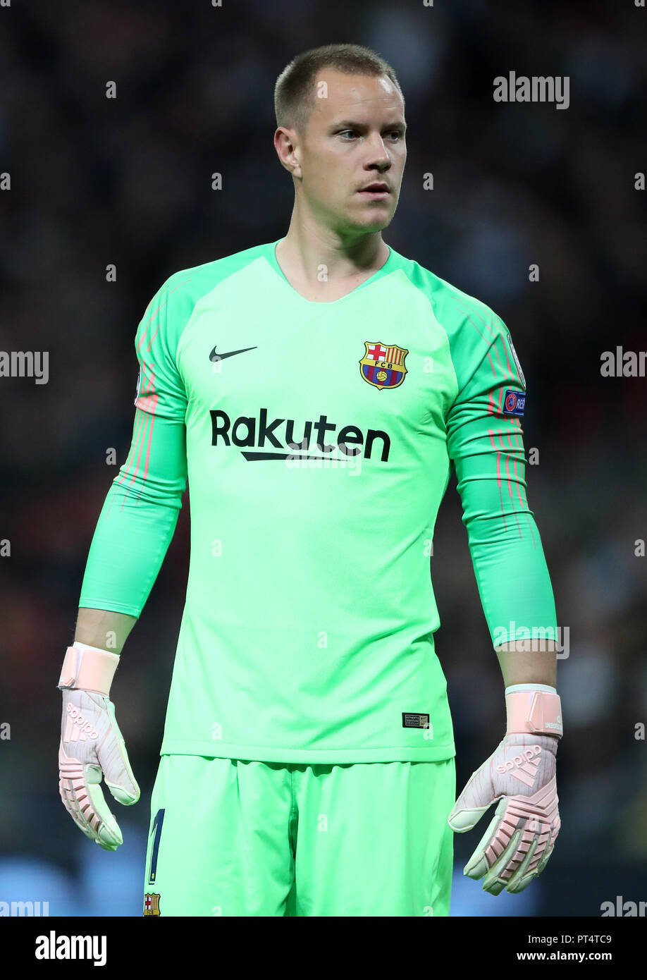 Portiere di Barcellona Marc-andré ter Stegen Foto Stock