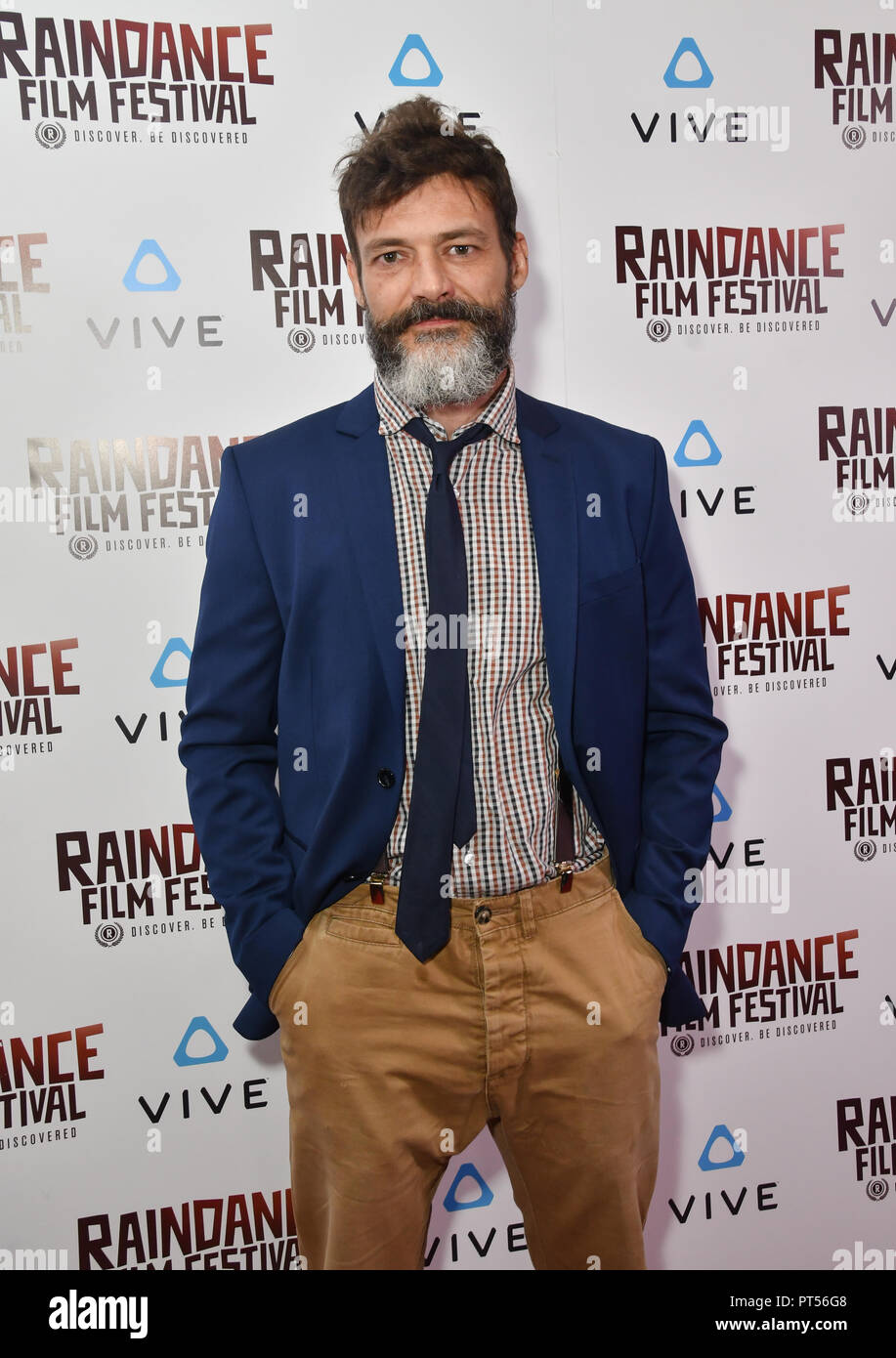 Londra, Regno Unito. Il 6 ottobre 2018. Niccolo Cancellieri è un attore assiste il Raindance Film Festival - VR Awards, Londra, Regno Unito. Il 6 ottobre 2018. Credito: Picture Capital/Alamy Live News Foto Stock