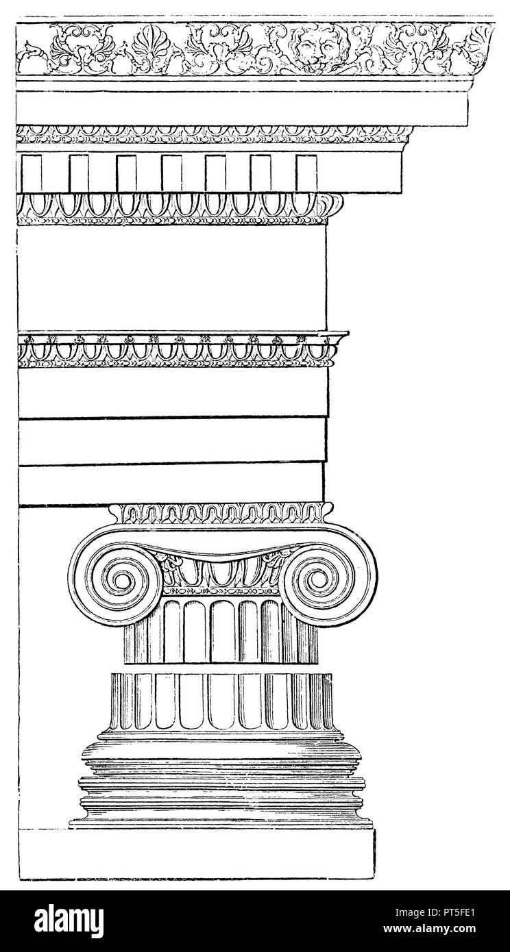 Ordine Ionico Foto E Immagini Stock In Bianco E Nero - Alamy