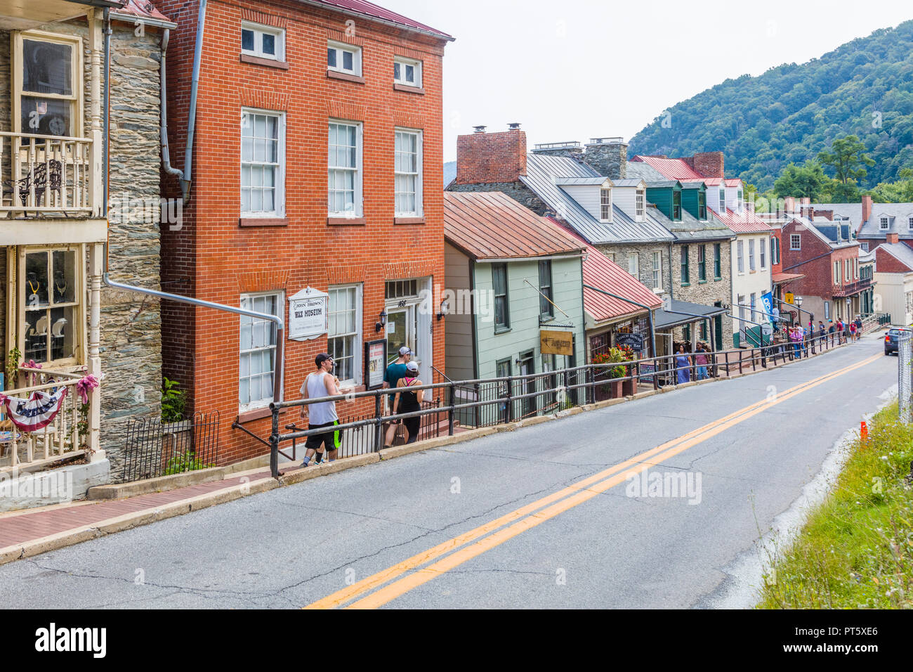 Harpers ferry National Historical Park in West Virginia negli Stati Uniti Foto Stock