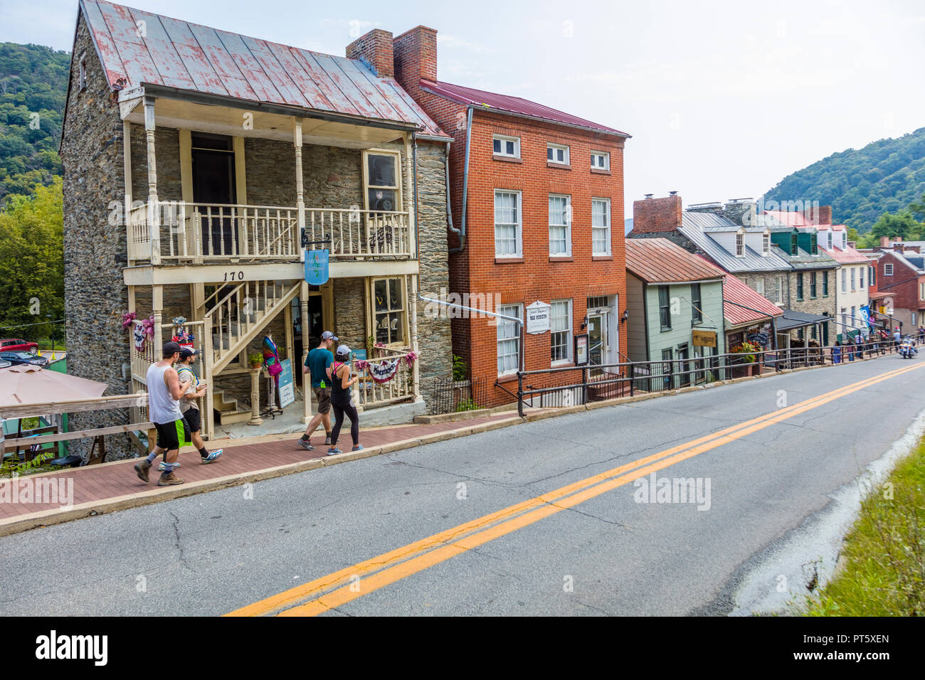 Harpers ferry National Historical Park in West Virginia negli Stati Uniti Foto Stock