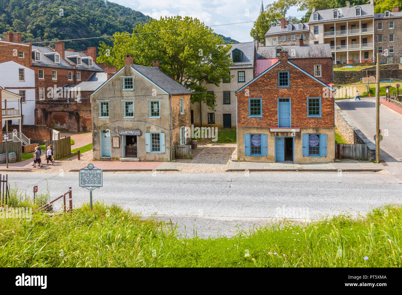 Harpers ferry National Historical Park in West Virginia negli Stati Uniti Foto Stock