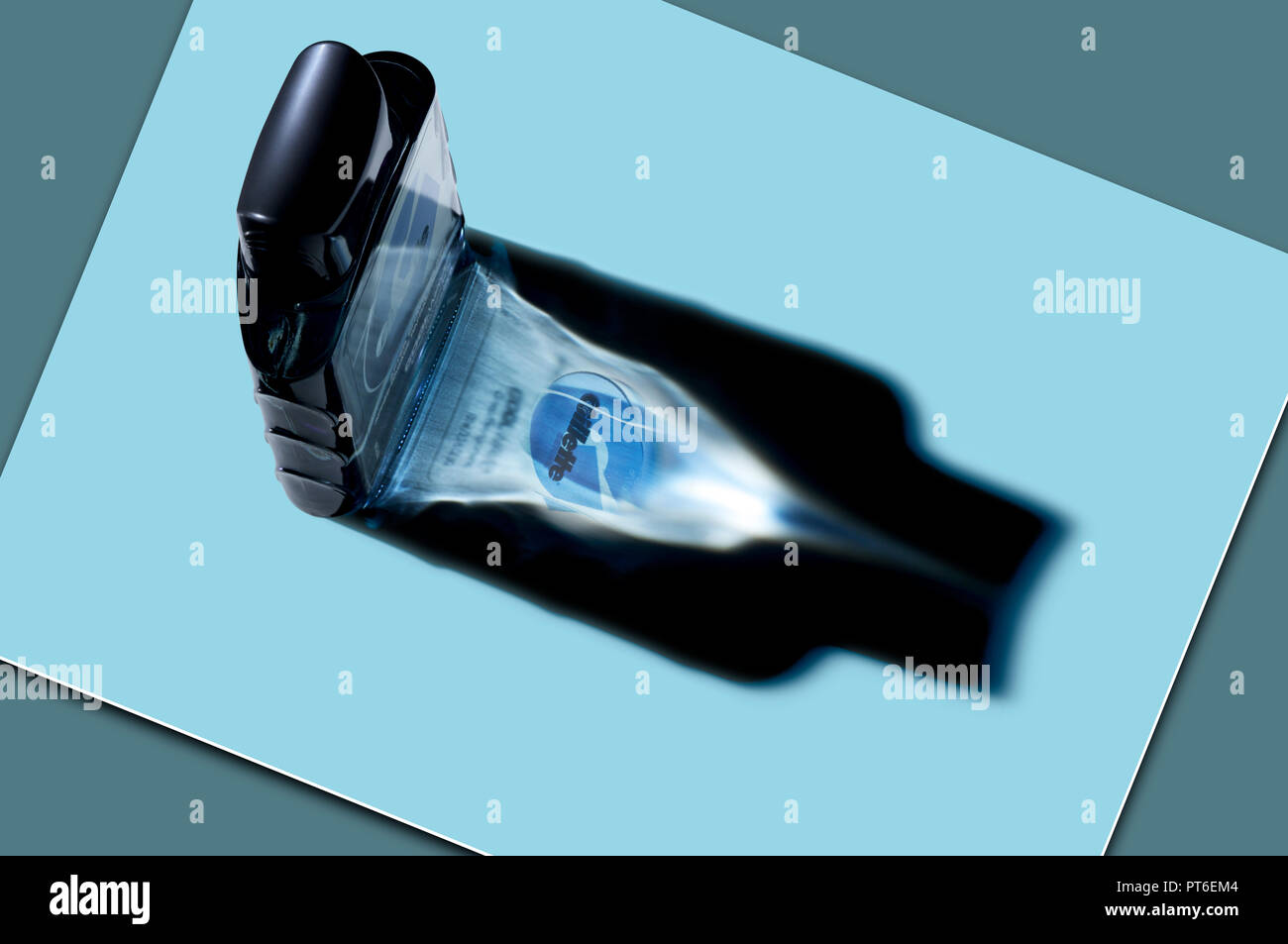 Proiezione di Gillette After Shave Splash Onda fredda Foto Stock